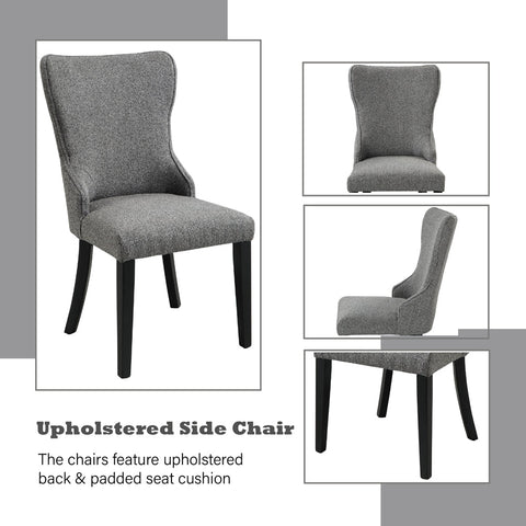 ACME Marioly Gray Boucle Side Chair (Set-2) Model DN04067