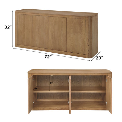 ACME Zoey Oak Server Model DN04078