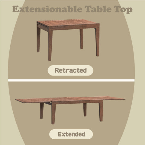 ACME Mayah Walnut Dining Table Model DN04170