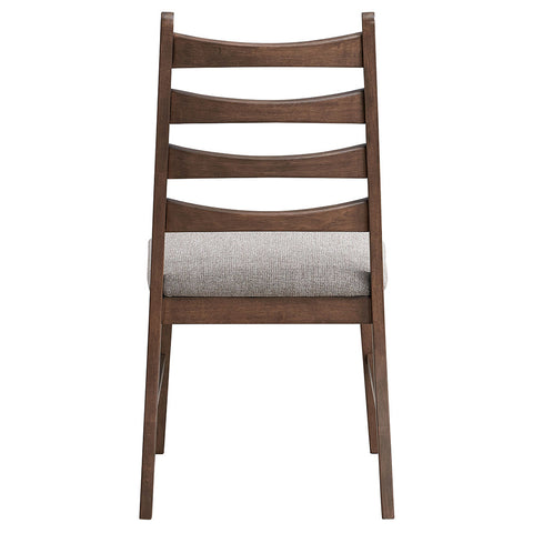 ACME Mayah Gray Linen Walnut Side Chair (Set-2) Model DN04171