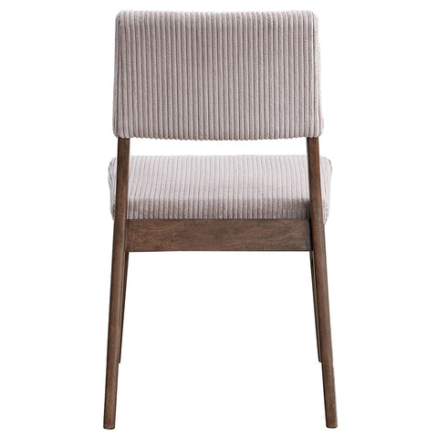 ACME Seda Dusty Mauve Corduroy Walnut Side Chair (Set-2) Model DN04191
