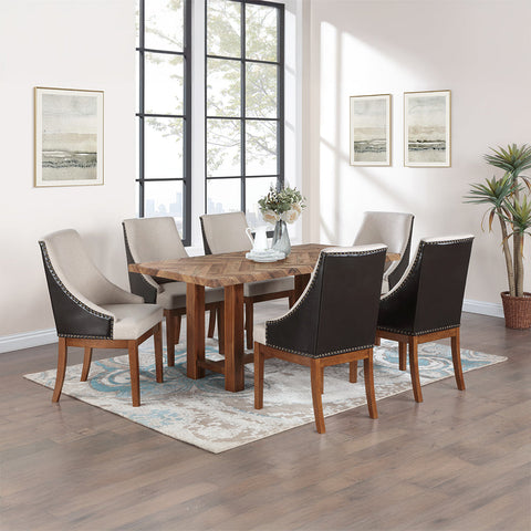 ACME Gilsea Brown Dining Table Model DN04395