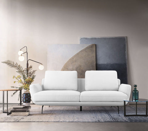 Divani Casa Dolly Modern Off White Fabric Sofa Model VGKNK8558-OFFWHT-S