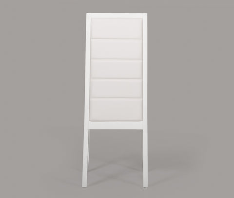 Donna Contemporary White Leatherette Dining Chair (Set of 2) By VIG Furniture