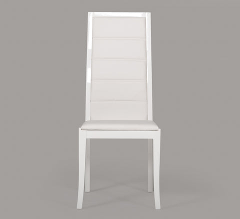 Donna Contemporary White Leatherette Dining Chair (Set of 2) By VIG Furniture