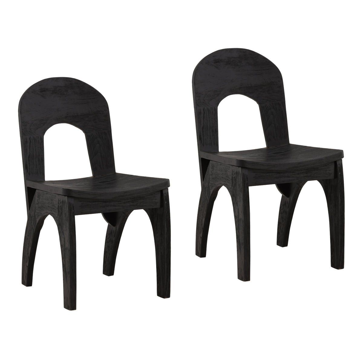 Amari Black Dining Chair Set Of 2