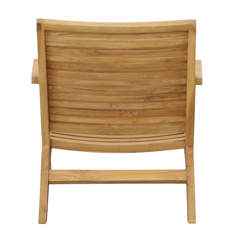 Janine Natural Finish Outdoor Occasional Chair