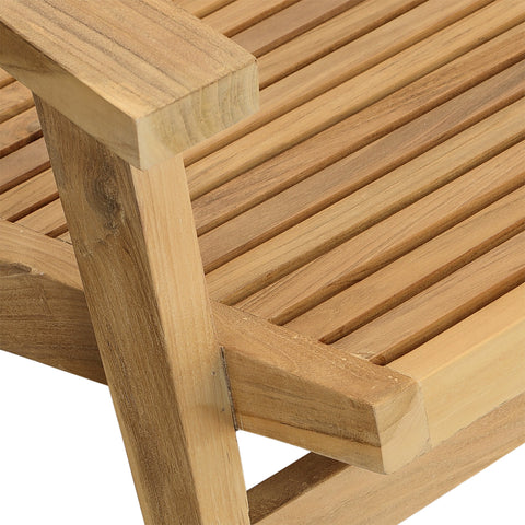 Janine Natural Finish Outdoor Occasional Chair