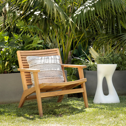 Janine Natural Finish Outdoor Occasional Chair