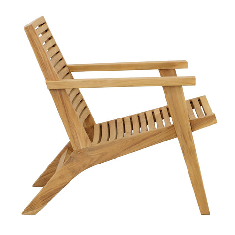 Janine Natural Finish Outdoor Occasional Chair
