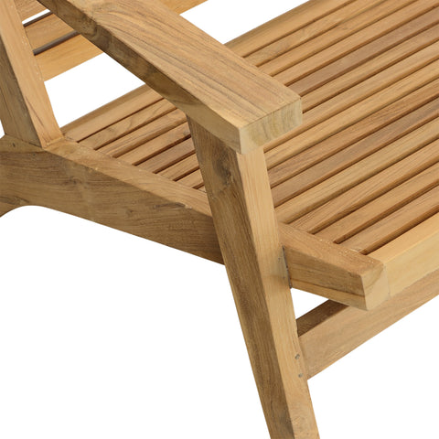 Janine Natural Outdoor Bench