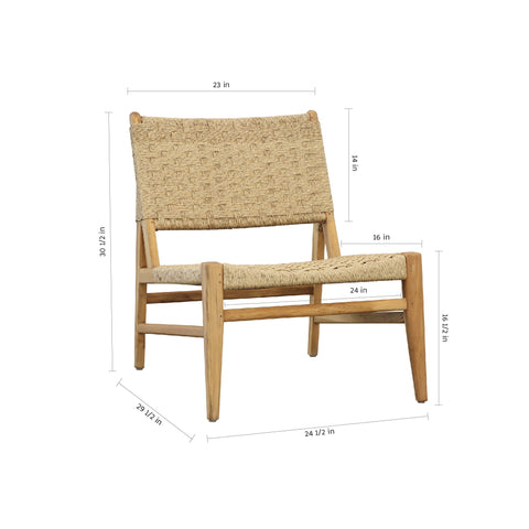 Mable Natural Outdoor Occasional Chair