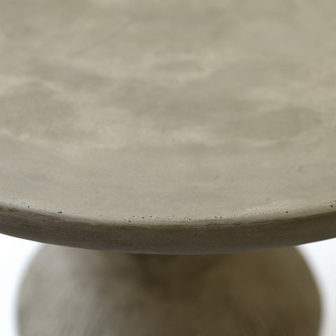 Palaio Grey Concrete Finish Outdoor Side Table