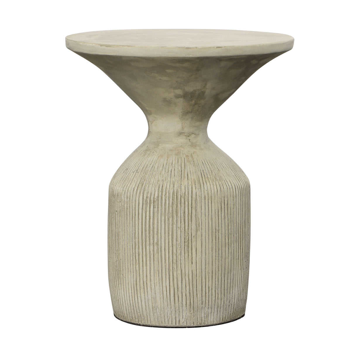 Palaio Grey Concrete Finish Outdoor Side Table