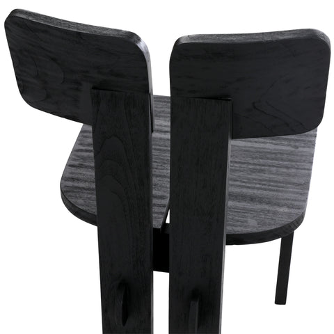 Teagan Black Dining Chair Set Of 2