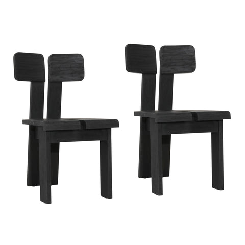Teagan Black Dining Chair Set Of 2