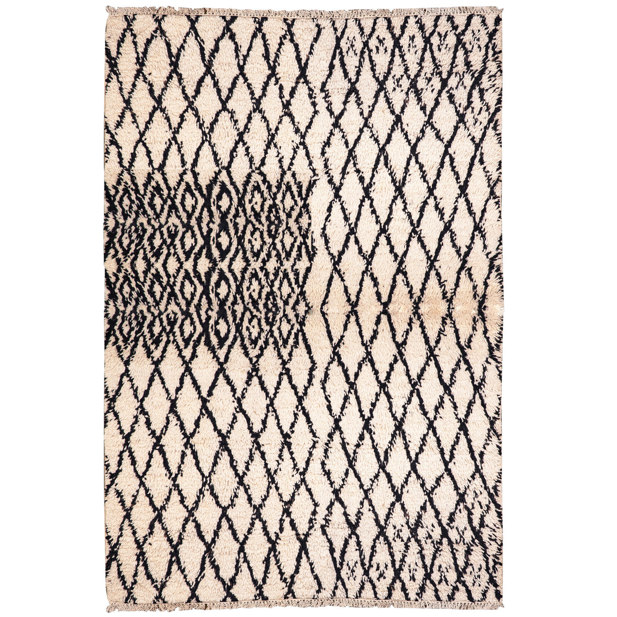 Neri Black and Off White Rug