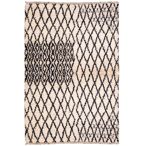 Neri Black and Off White Rug