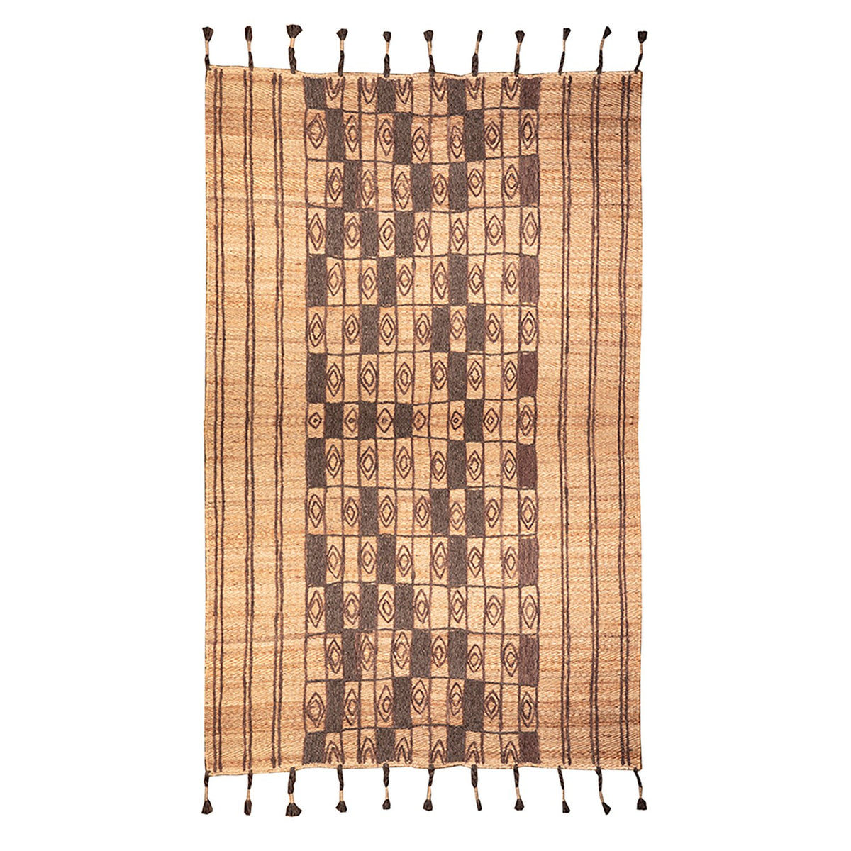 Jozan Natural And Black Rug