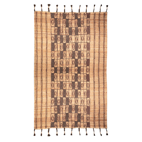 Jozan Natural And Black Rug