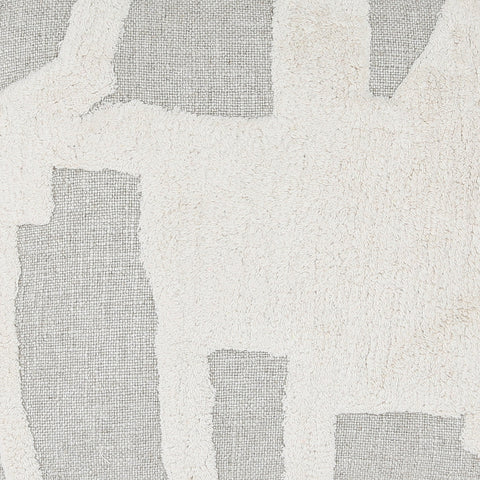 Corey Grey and White Pillow