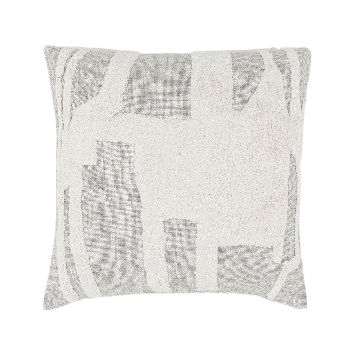 Corey Grey and White Pillow