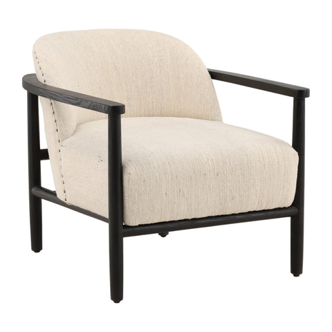 Arbor Cream and Black Occasional Chair