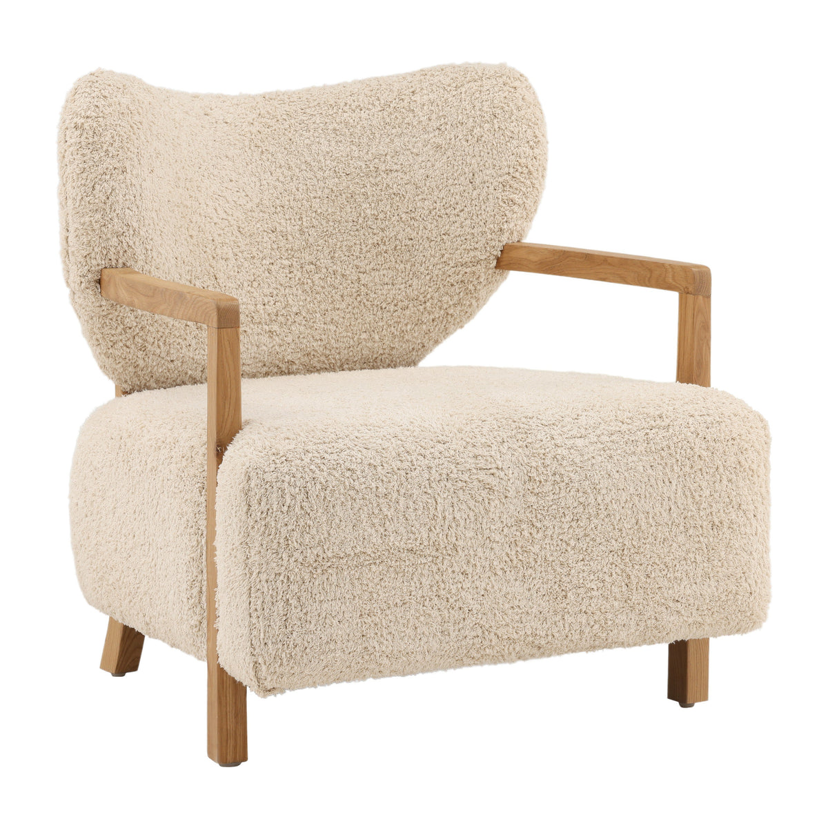 Daria Cream and Natural Occasional Chair