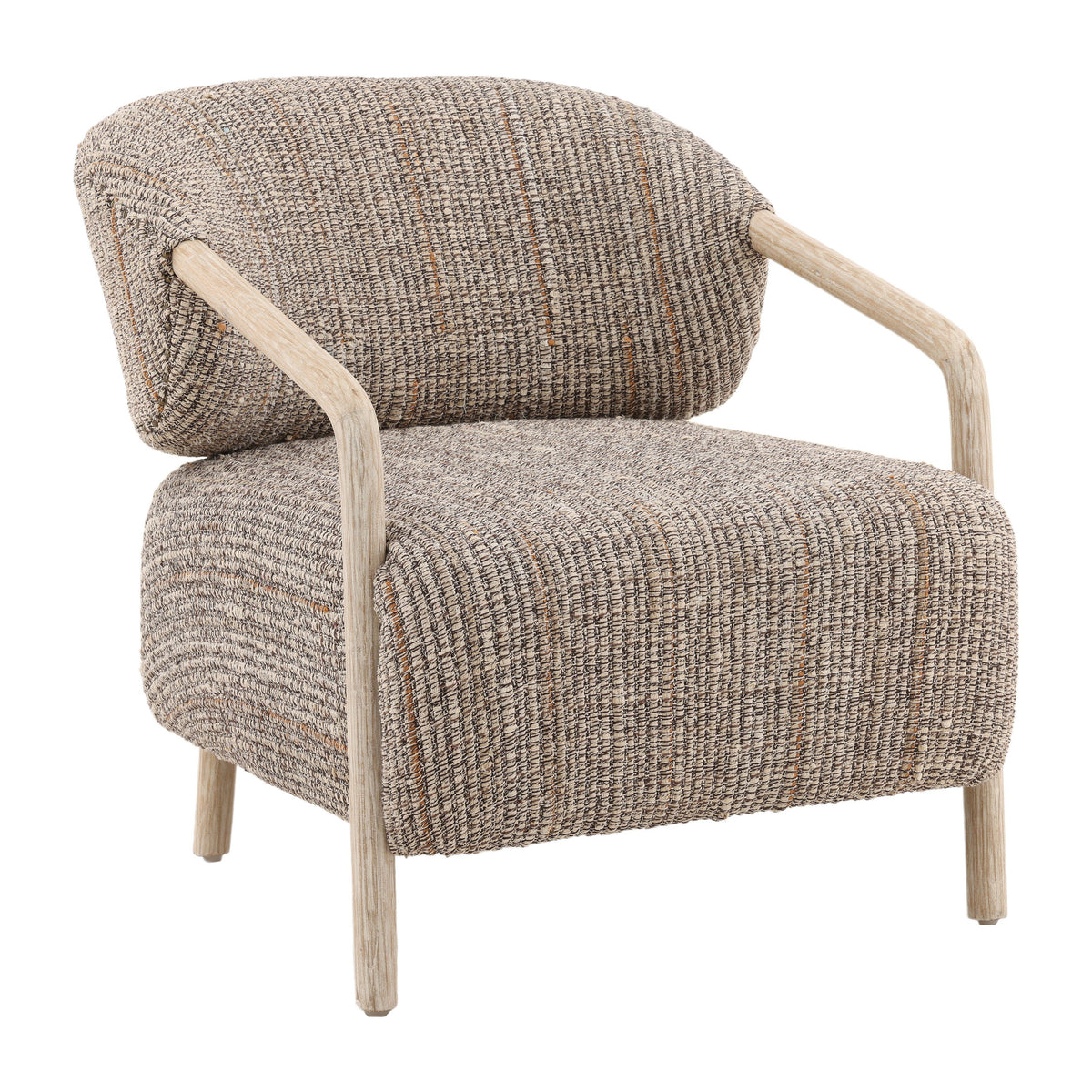 Revere Taupe and Whitewash Occasional Chair