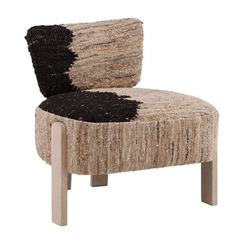 Sable Natural and Black Occasional Chair