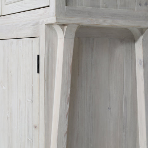 Torre Light Grey Wash Cabinet