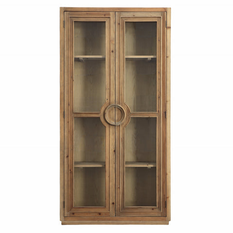 Cordova Medium Brown Wash Vitrine