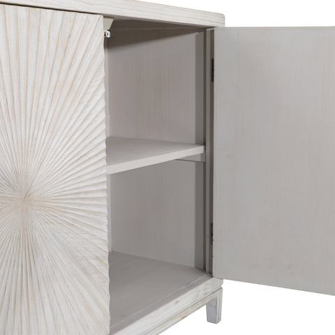 Melrose Light Warm Wash Finish Sideboard