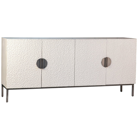 Sandwell White with Silver Hardware Sideboard