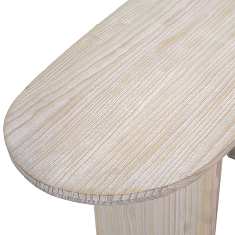Celine Whitewash Finish Console Table