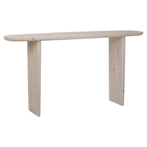 Celine Whitewash Finish Console Table