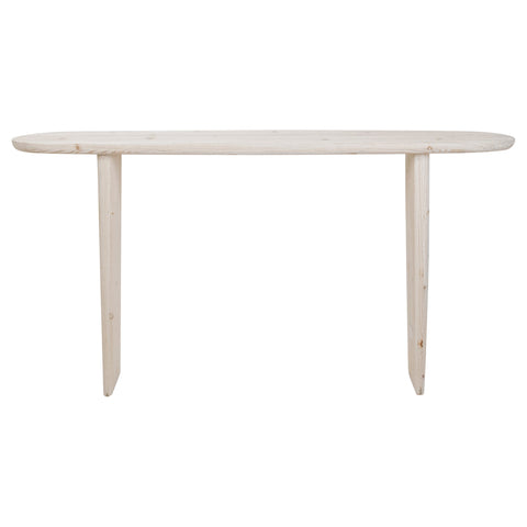 Celine Whitewash Finish Console Table