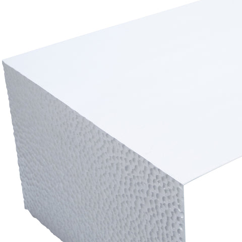 Orbina White Sealed Finish Coffee Table