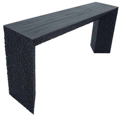 Orbina White Sealed Finish Console Table