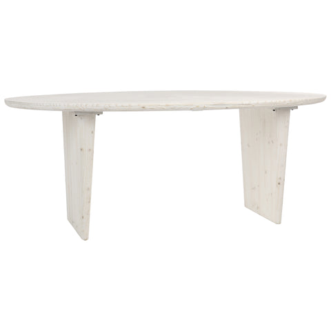 Celine Whitewash Finish Dining Table
