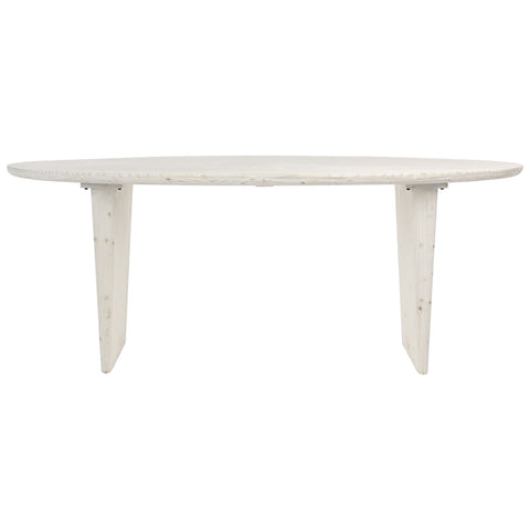 Celine Whitewash Finish Dining Table
