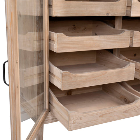 Huntington Natural Pine Finish Cabinet
