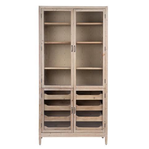 Huntington Natural Pine Finish Cabinet