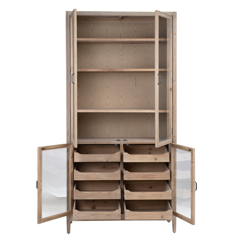 Huntington Natural Pine Finish Cabinet