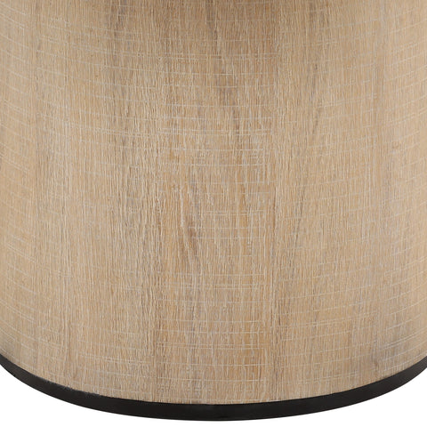 Andres Light Natural and Black Dining Table