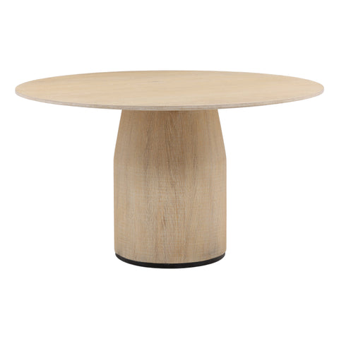 Andres Light Natural and Black Dining Table