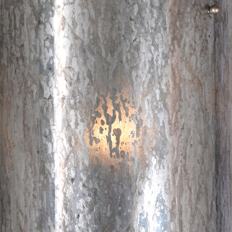 Zoren Antique Finish Silver Foil Color Pendant Light