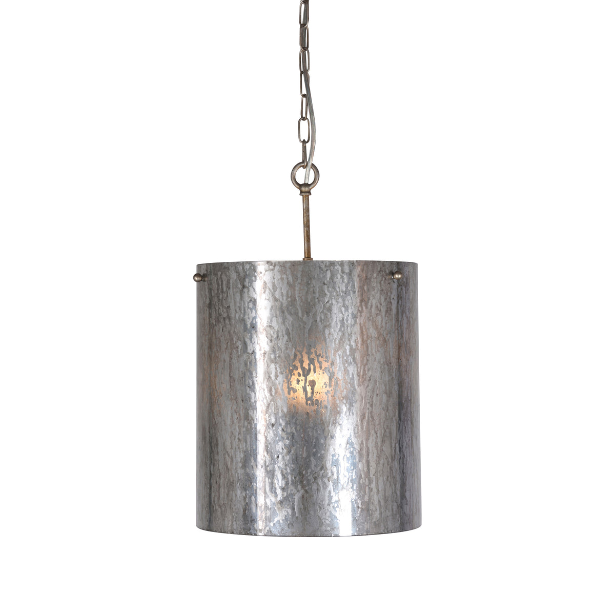 Zoren Antique Finish Silver Foil Color Pendant Light