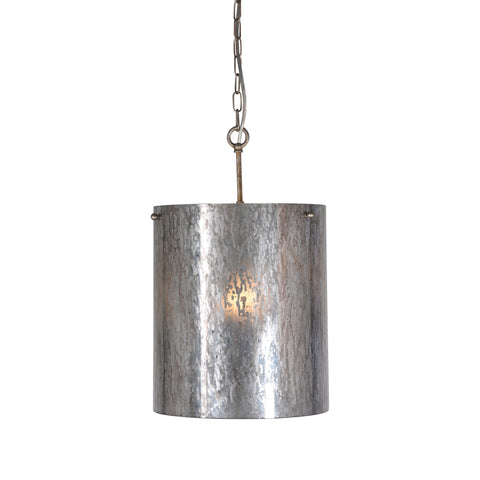 Zoren Antique Finish Silver Foil Color Pendant Light