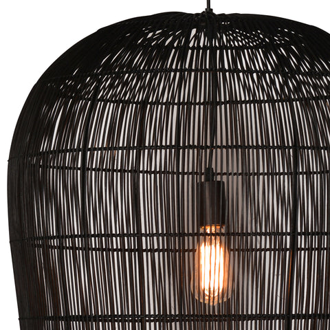 Beswick Black Finish Pendant Light